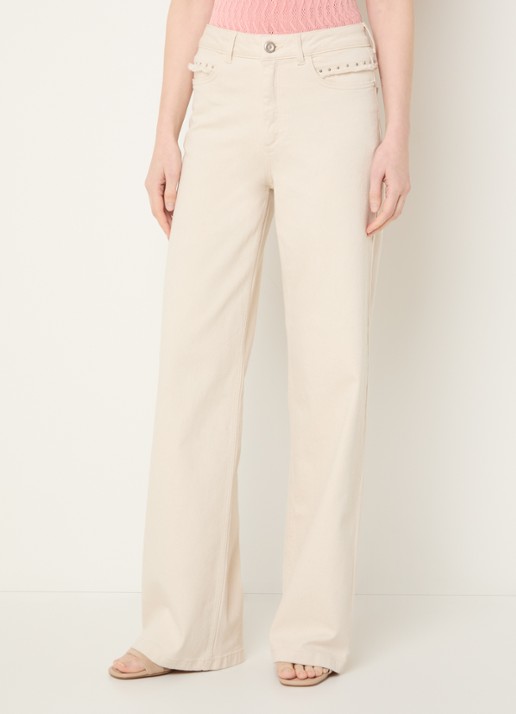 Mos Mosh MMColette high waist straight leg jeans met gekleurde wassing