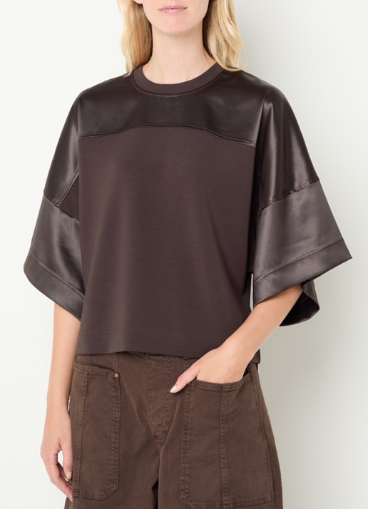 Mos Mosh MMLela sweater van satijn