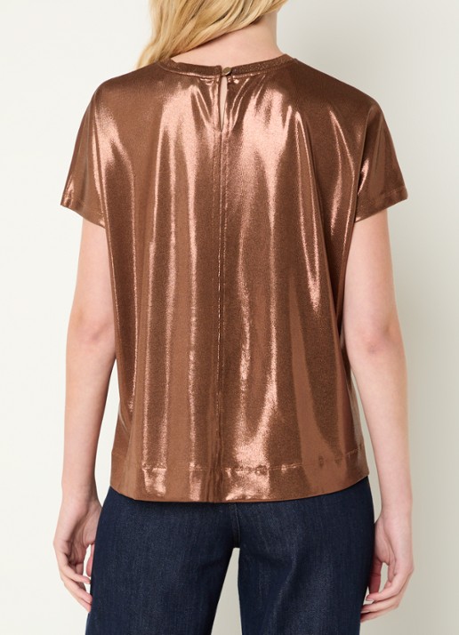 Mos Mosh MMNivola top met metallic finish - achterkant 4 koper