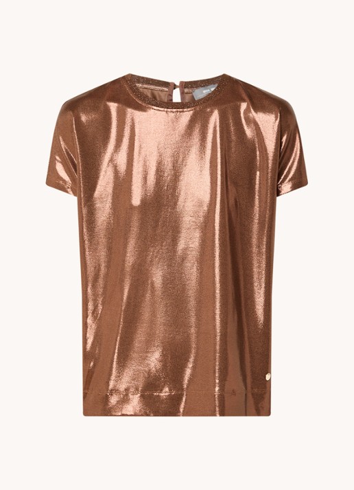 Mos Mosh MMNivola top met metallic finish - voorkant 2 koper