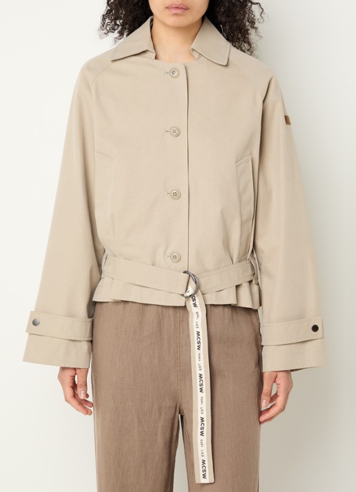 Moscow Danae trenchcoat met ceintuur
