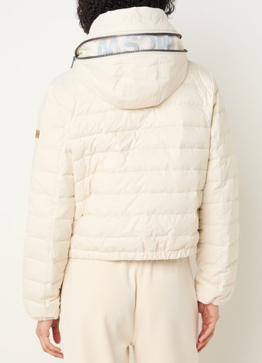 Moscow Glenda jack met ritszakken - achterkant 3 beige