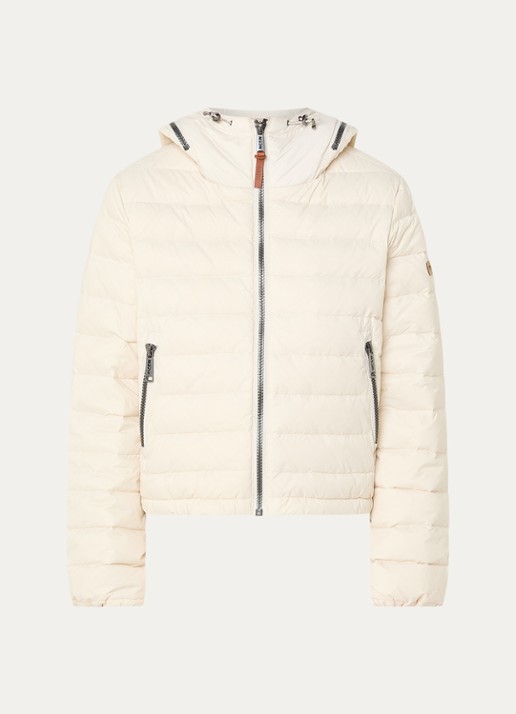 Moscow Glenda jack met ritszakken - voorkant beige