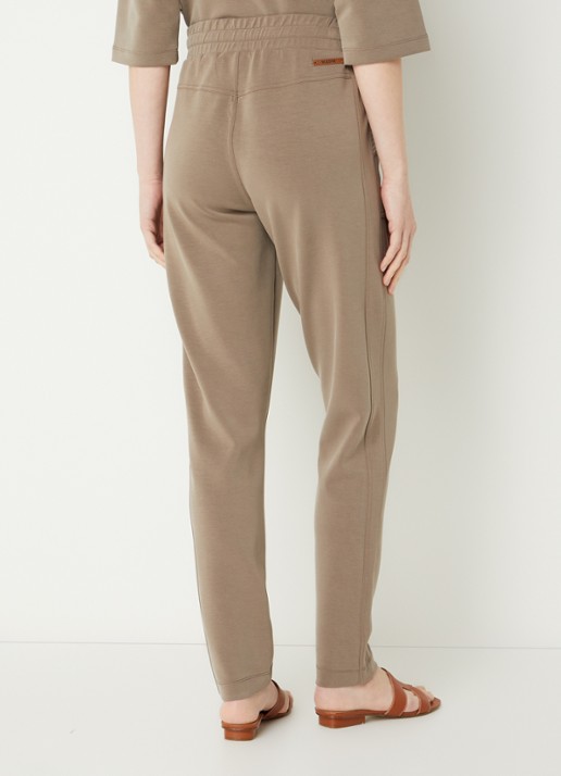 Moscow Jukin tapered fit pantalon met steekzakken - achterkant 6 lichtbruin