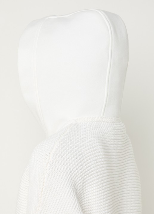 Moscow Timmy grofgebreid vest van katoen - detail 5 wit