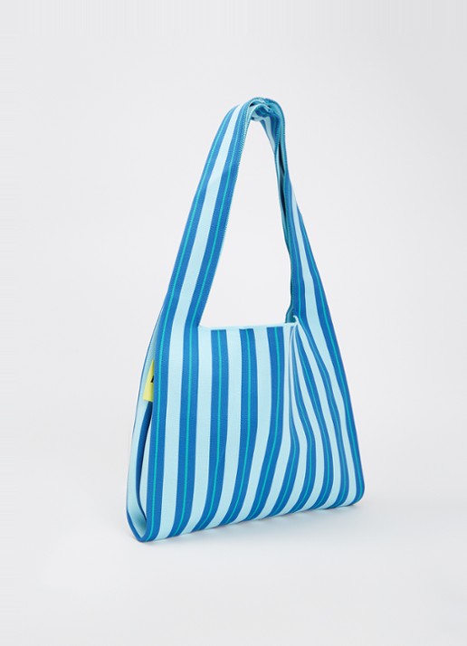 MOSJ Atelier Elba crossbodytas met uitneembaar etui - achterkant 5 blauw