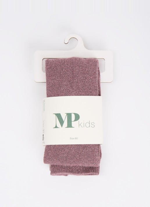 mp Denmark Panty met glitter  - voorkant roze
