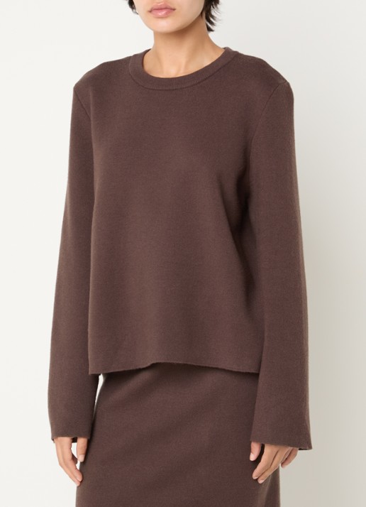 MSCH Copenhagen MSCHAgatha East fijngebreide pullover met ronde hals