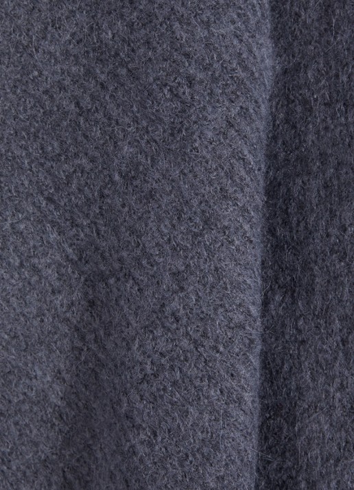 MSCH Copenhagen MSCHBondie Hope sjaal in alpaca wolblend 140 x 50 cm - detail 3 donkerblauw