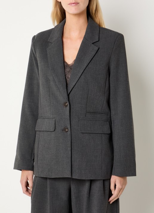 MSCH Copenhagen MSCHInge Henrikke single-breasted blazer met knoopdetail
