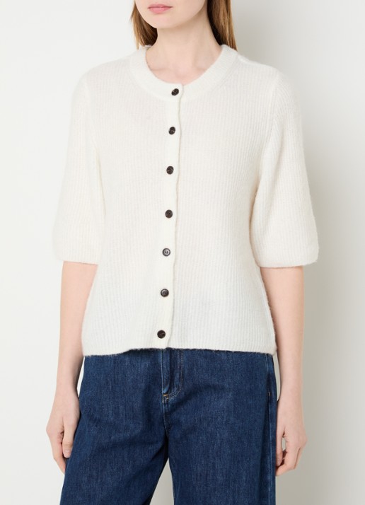 MSCH Copenhagen MSCHjinie grofgebreid vest in alpaca wolblend