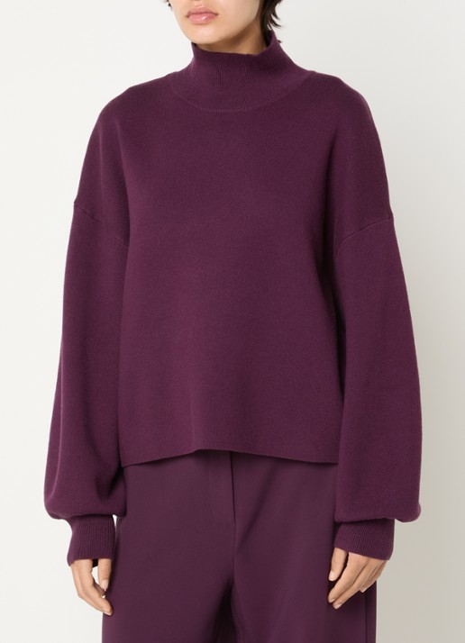 MSCH Copenhagen MSCHMercy fijngebreide pullover met opstaande kraag