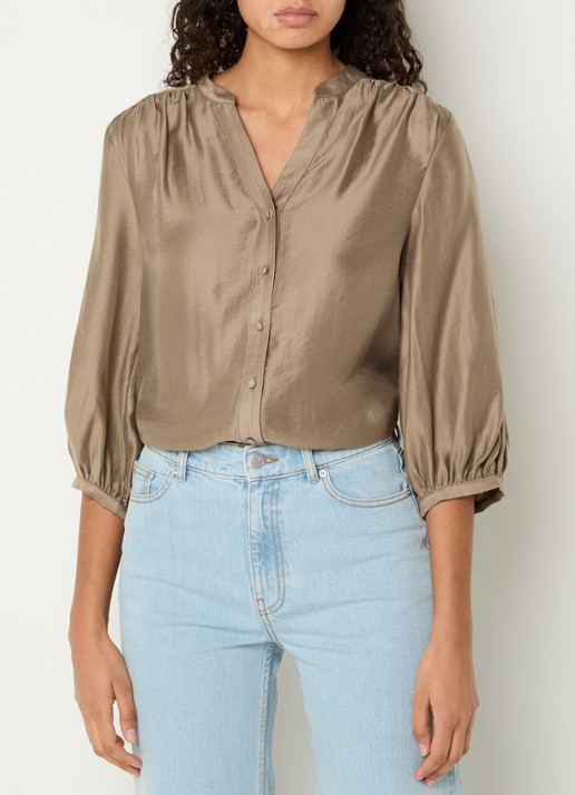 MSCH Copenhagen MSCHRamona blouse met plooidetail