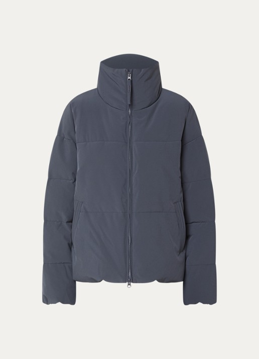 MSCH Copenhagen MSCHRefron puffer jack met steekzakken - voorkant 2 staalblauw