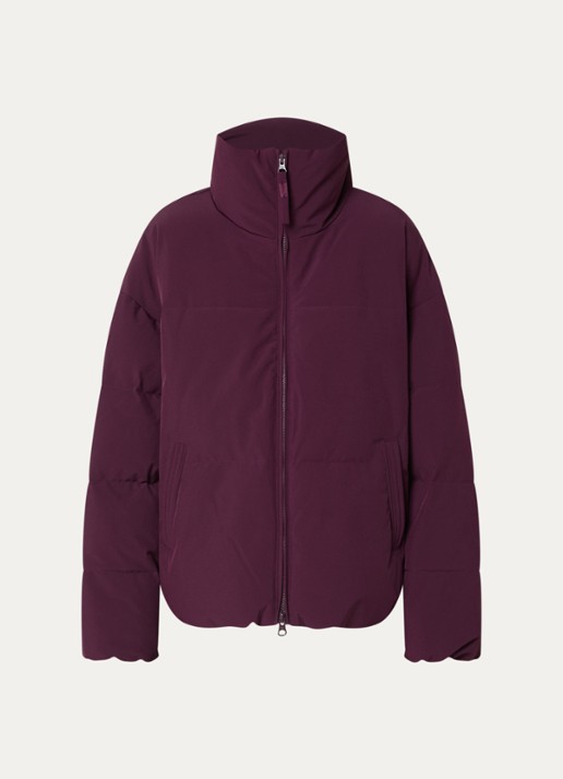 MSCH Copenhagen MSCHRefron puffer jack met steekzakken - voorkant 2 bordeauxrood