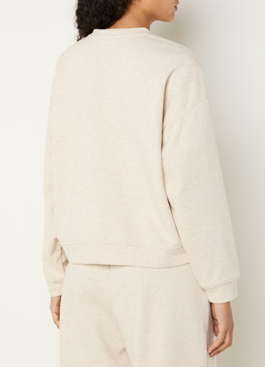 MSCH Copenhagen MSCHTaia sweater met ronde hals - achterkant 3 beige