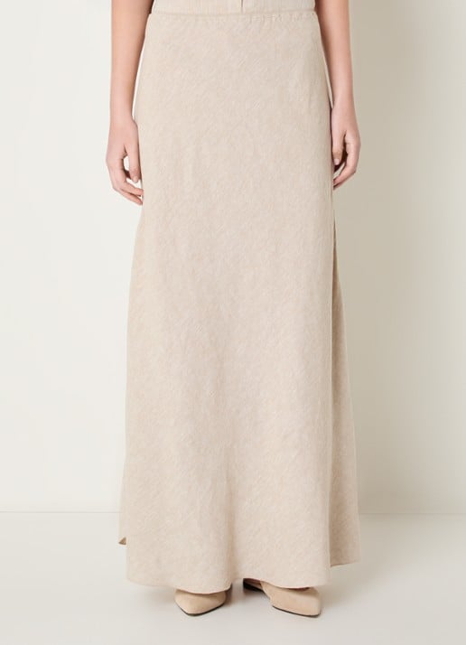 MSCH Copenhagen MSCHViana maxi rok in linnenblend