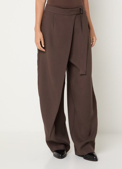 MSCH Copenhagen MSCHZein Esteriane high waist loose fit pantalon met ceintuur