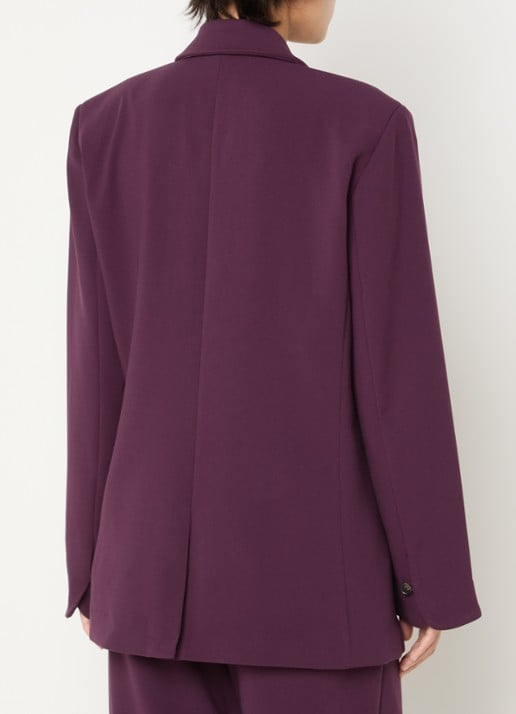MSCH Copenhagen MSCHZeta oversized blazer - achterkant 4 paars