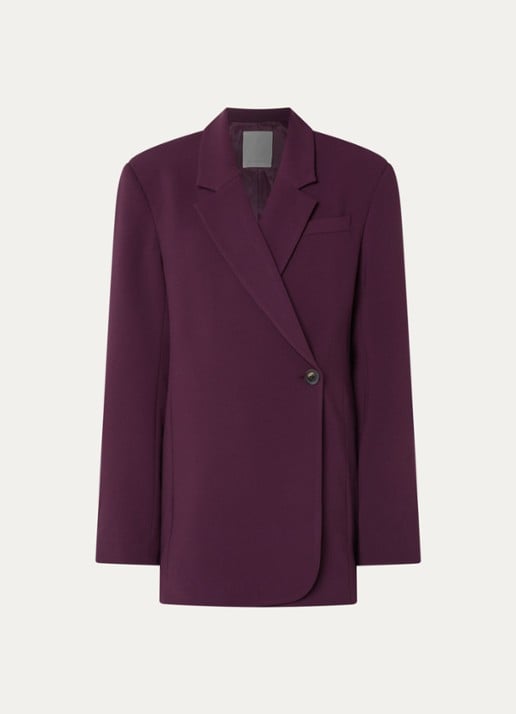 MSCH Copenhagen MSCHZeta oversized blazer - voorkant 2 paars