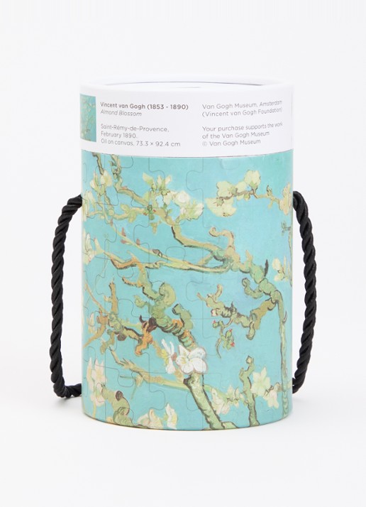 MTDay Almond Blossom legpuzzel 108 stukjes - voorkant 2 lichtblauw