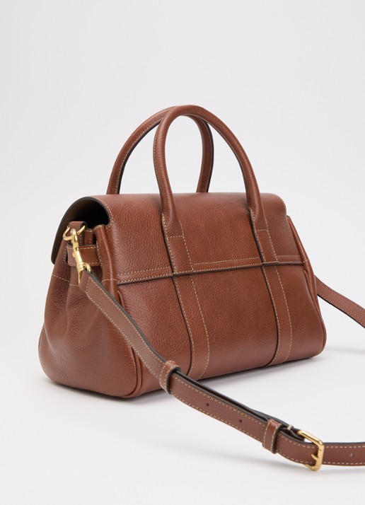 Mulberry Bayswater Small handtas van leer met afneembare schouderriem - achterkant 5 bruin