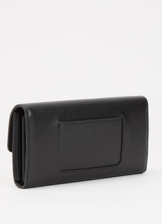 Mulberry Darley Classic portemonnee van leer - achterkant 3 zwart