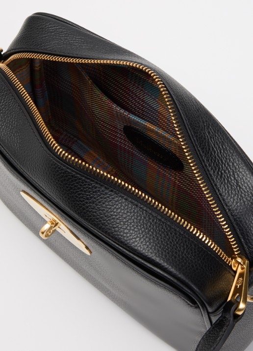 Mulberry Darley crossbodytas van leer met verstelbare schouderriem  - detail 2 zwart