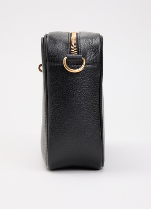 Mulberry Darley crossbodytas van leer met verstelbare schouderriem  - detail 3 zwart