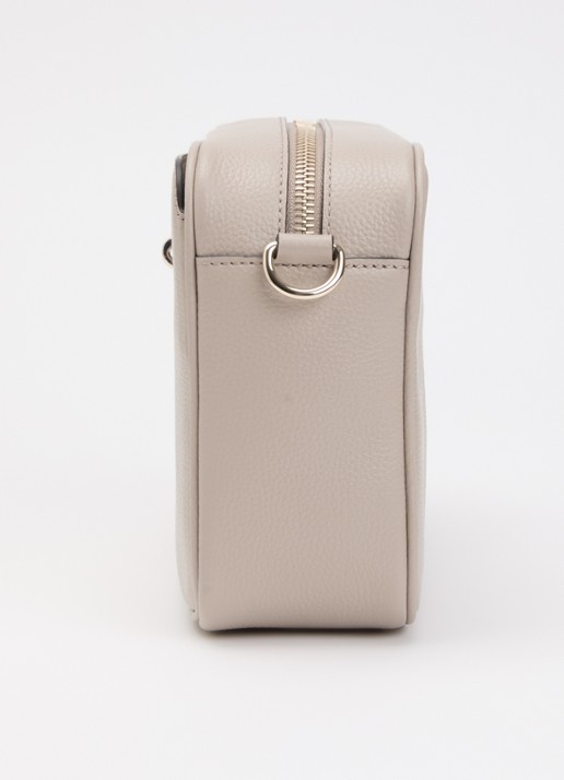 Mulberry Darley crossbodytas van leer met verstelbare schouderriem  - detail 2 taupe