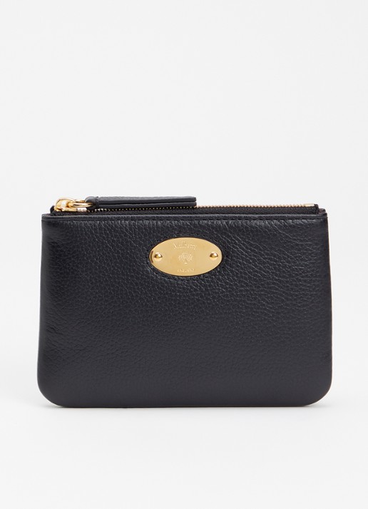 Mulberry Portemonnee van leer met logo