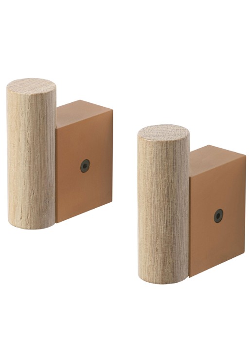 Muuto Attach wandhaak 6,3 cm set van 2