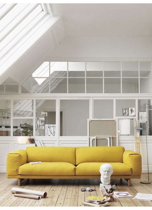 Muuto Leaf vloerlamp LED 118 cm - voorkant 5 bruin
