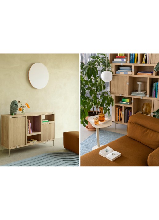 Muuto Relate bijzettafel 60,5 cm - achterkant zwart