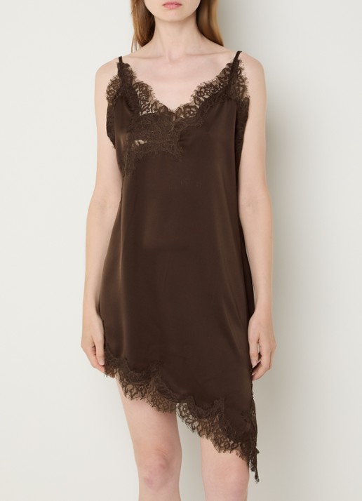 My Essential Wardrobe Brenda mini jurk met details van kant