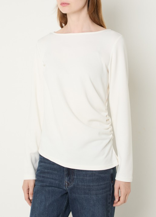 My Essential Wardrobe Helle top met plooidetail