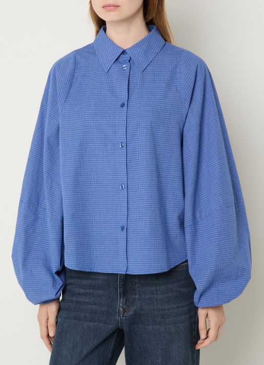 My Essential Wardrobe Wilse blouse met ballonmouw