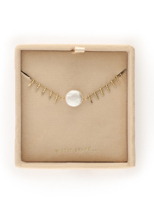 My Jewellery Armband met zoetwaterparel - detail 5 goud