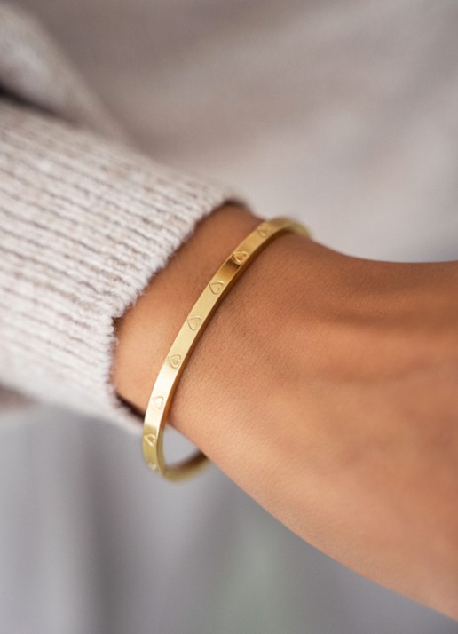My Jewellery Bangle - voorkant 2 goud