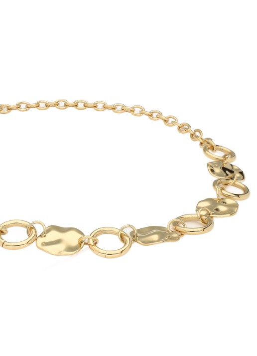 My Jewellery Circles ketting  - achterkant 3 goud