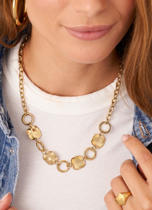 My Jewellery Circles ketting  - voorkant 2 goud