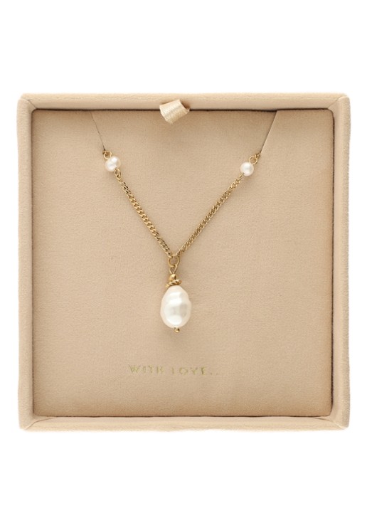 My Jewellery Ketting met imitatieparels - detail 5 goud