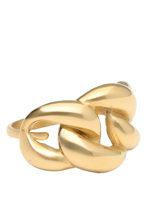 My Jewellery Twisted ring - achterkant goud