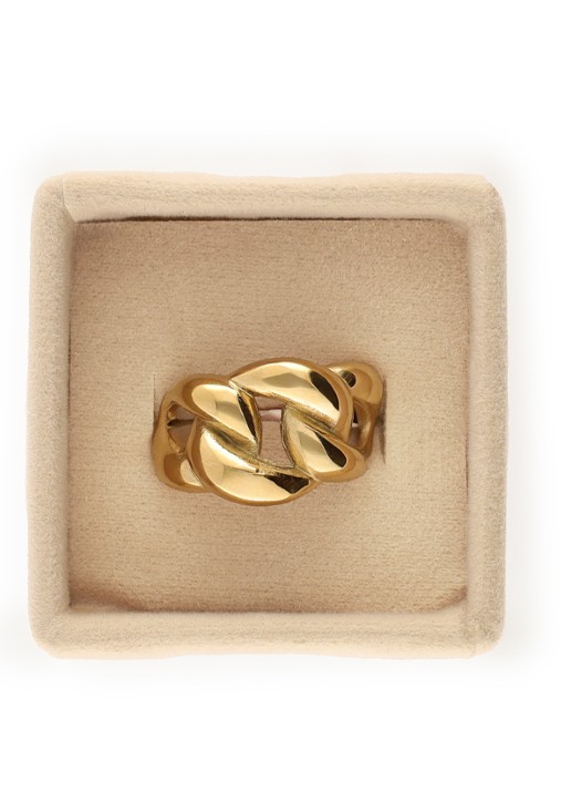 My Jewellery Twisted ring - detail 5 goud