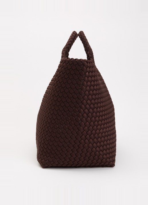 Naghedi St. Barths Large shopper met uitneembaar etui - detail 2 chocoladebruin