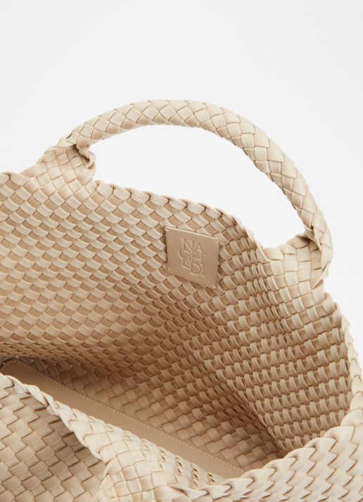 Naghedi St Barths Medium shopper met uitneembaar etui - detail 3 beige