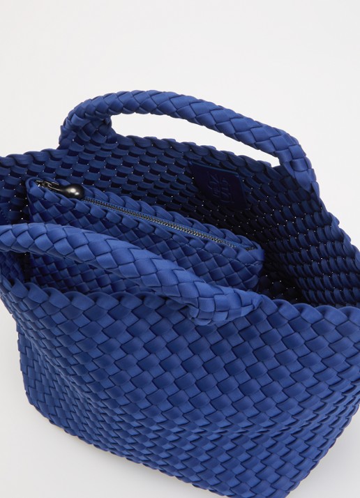 Naghedi St Barths Small handtas met uitneembaar etui en afneembare schouderriem - detail 3 royalblauw
