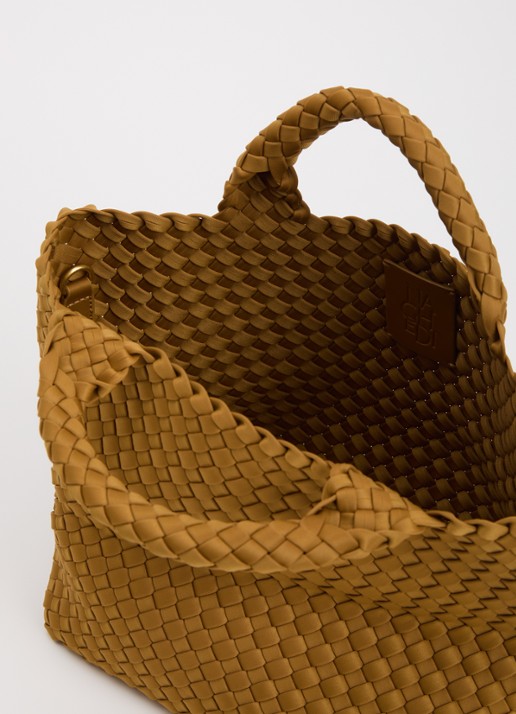 Naghedi St Barths Small shopper met uitneembaar etui - detail okergeel