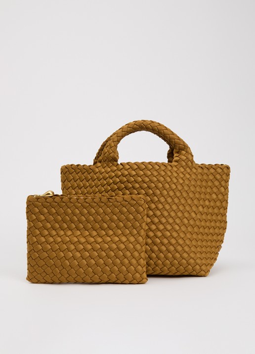 Naghedi St Barths Small shopper met uitneembaar etui - voorkant 4 okergeel