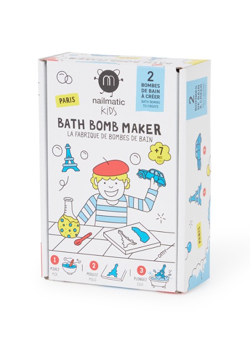 Nailmatic DIY badbruisbal knutselset - voorkant blauw